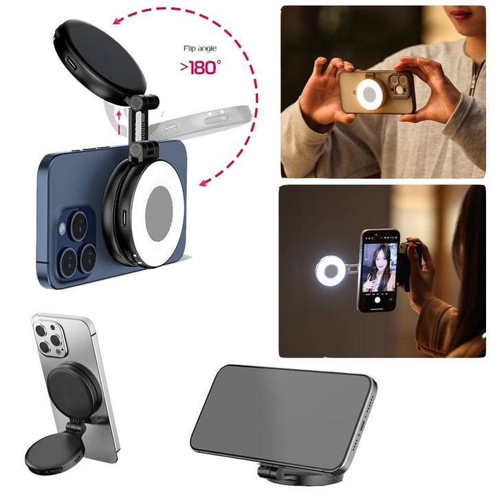Meraldo™ SnapLight – Magnetisch selfielampje