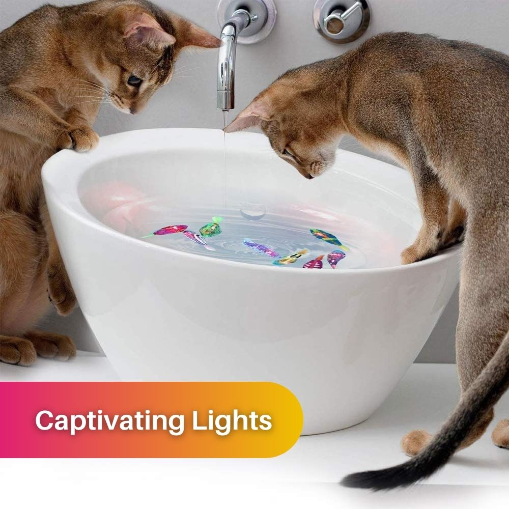 Meraldo™ FishPlay – Interactieve zwemvisjes voor katten