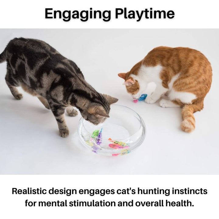 Meraldo™ FishPlay – Interactieve zwemvisjes voor katten
