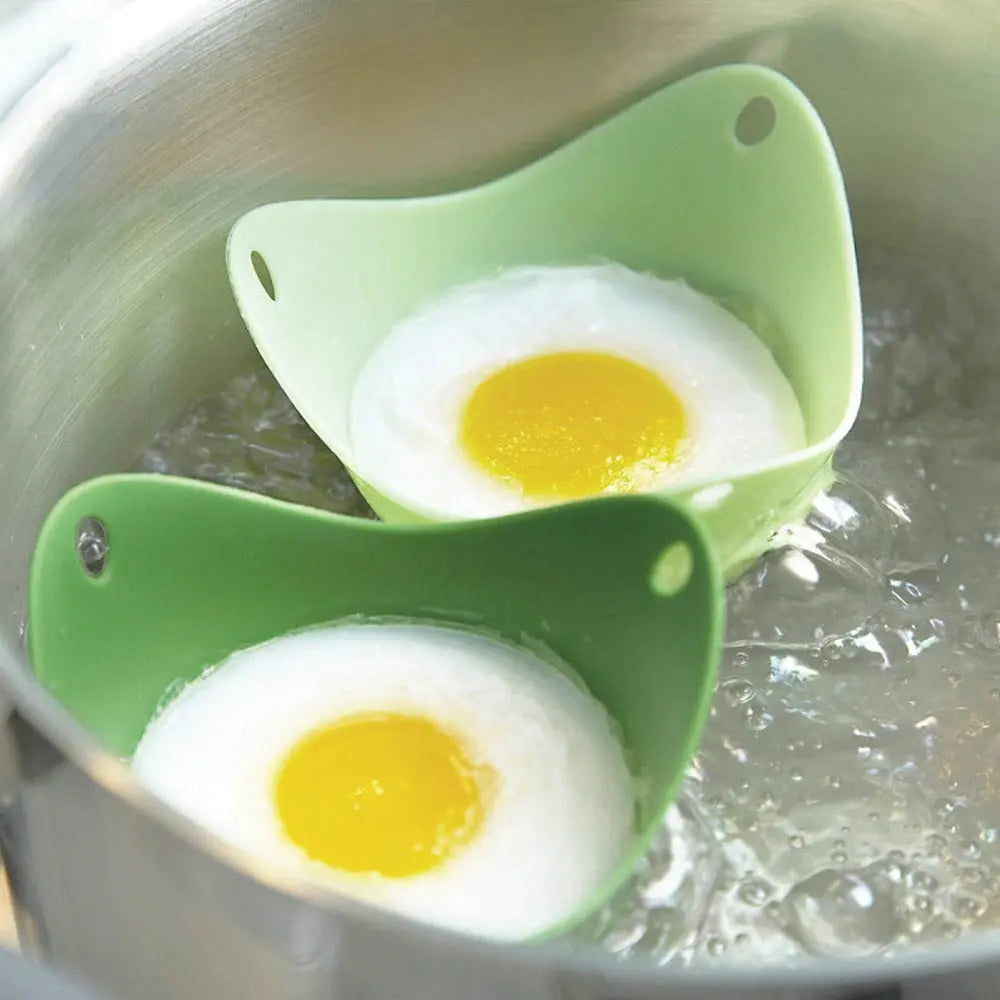 Meraldo™ EggEase – Siliconen eierpocheerders, set van 4