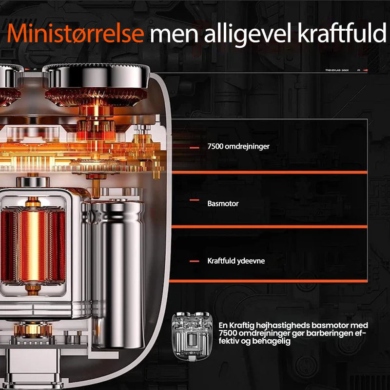 Meraldo™ AquaShave – Waterdicht scheerapparaat voor mannen stil &amp; snel