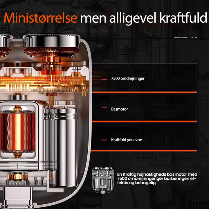 Meraldo™ AquaShave – Waterdicht scheerapparaat voor mannen stil &amp; snel