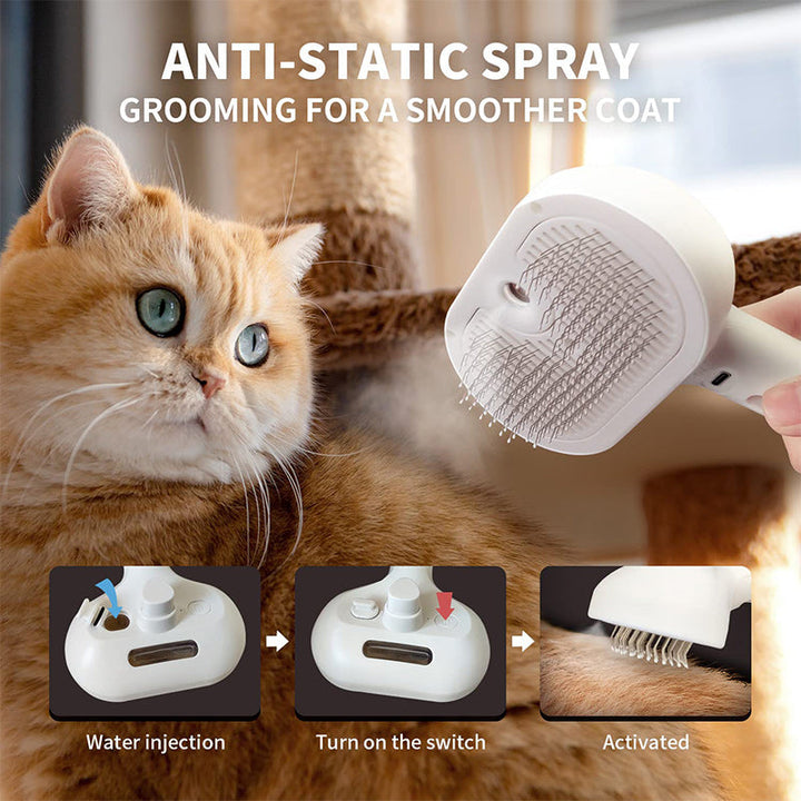 Meraldo™ FurCare – Stoomborstel voor katten