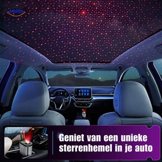 Meraldo™ ChargeStar – 4-in-1 autolader met sterrenhemel-licht