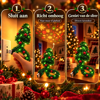 Meraldo™ StarTree – Kerstboom met sterrenprojectie