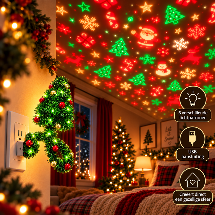 Meraldo™ StarTree – Kerstboom met sterrenprojectie
