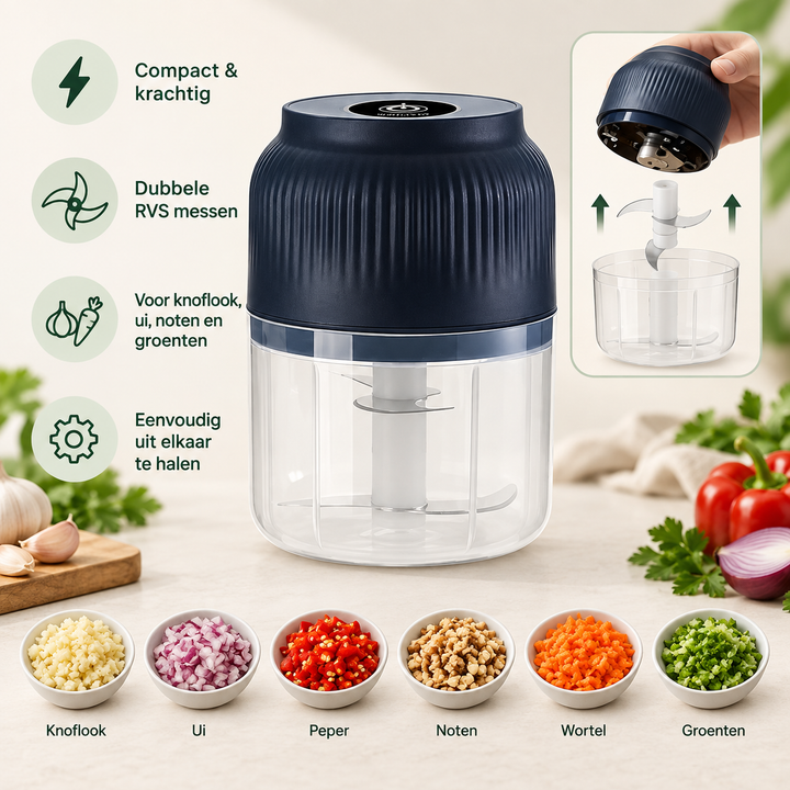 Meraldo™ QuickChop – Draadloze elektrische hakmolen