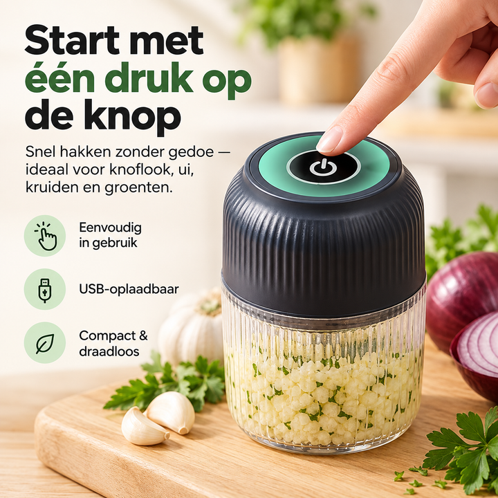 Meraldo™ QuickChop – Draadloze elektrische hakmolen