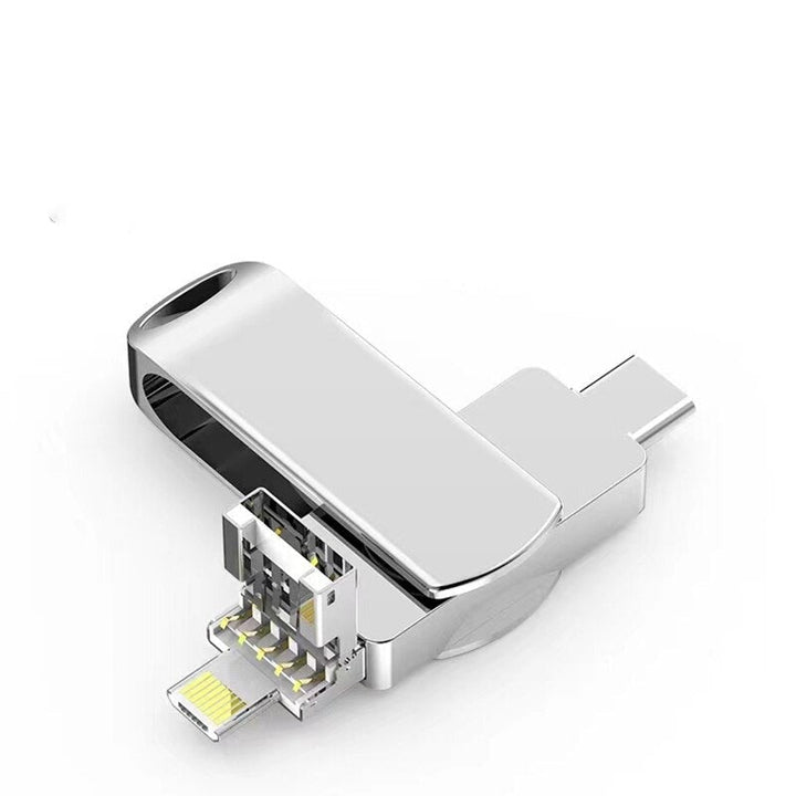 Meraldo™ FlexDrive – 4-in-1 USB-stick voor telefoon &amp; laptop