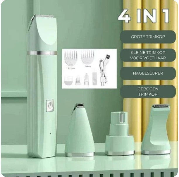 Meraldo™ PetTrim – 4-in-1 trimset voor huisdieren