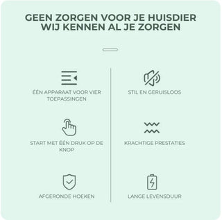 Meraldo™ PetTrim – 4-in-1 trimset voor huisdieren