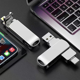 Meraldo™ FlexDrive – 4-in-1 USB-stick voor telefoon &amp; laptop