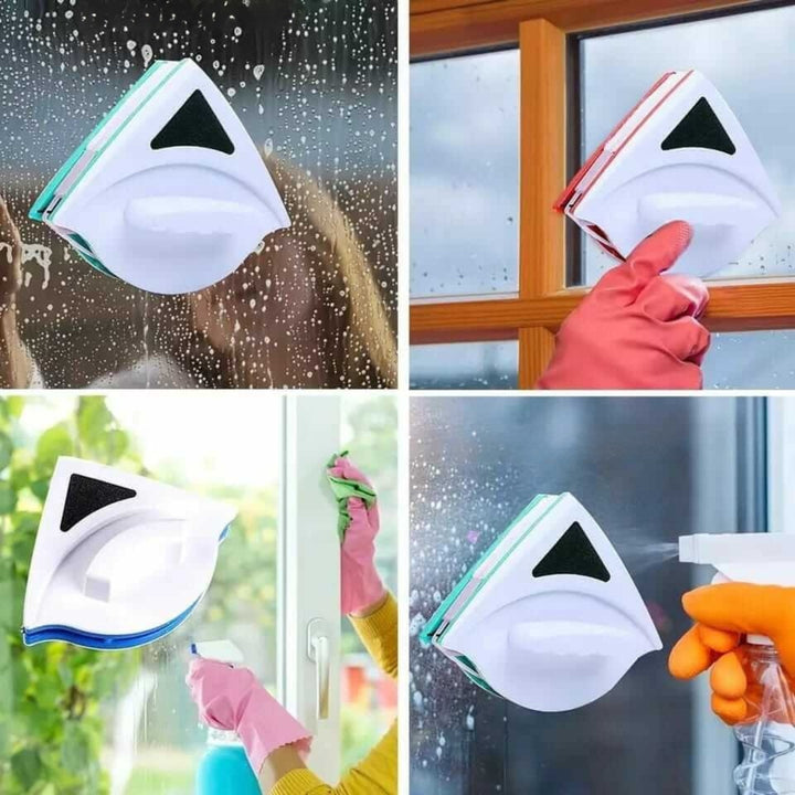 Meraldo™ DuoWipe – Magnetische ruitenreiniger binnen &amp; buiten