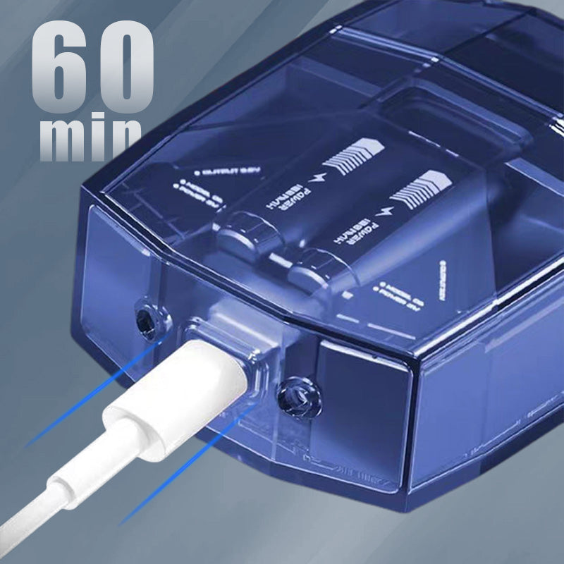 Meraldo™ ClearShave – Transparant mini-scheerapparaat, waterdicht