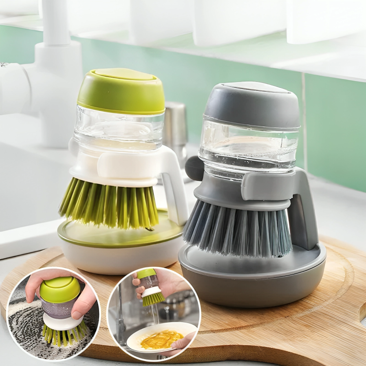 Meraldo™ SoapScrub – Afwasborstel met zeepdispenser
