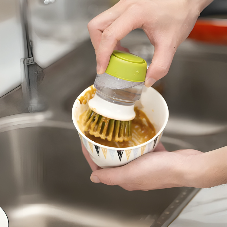 Meraldo™ SoapScrub – Afwasborstel met zeepdispenser