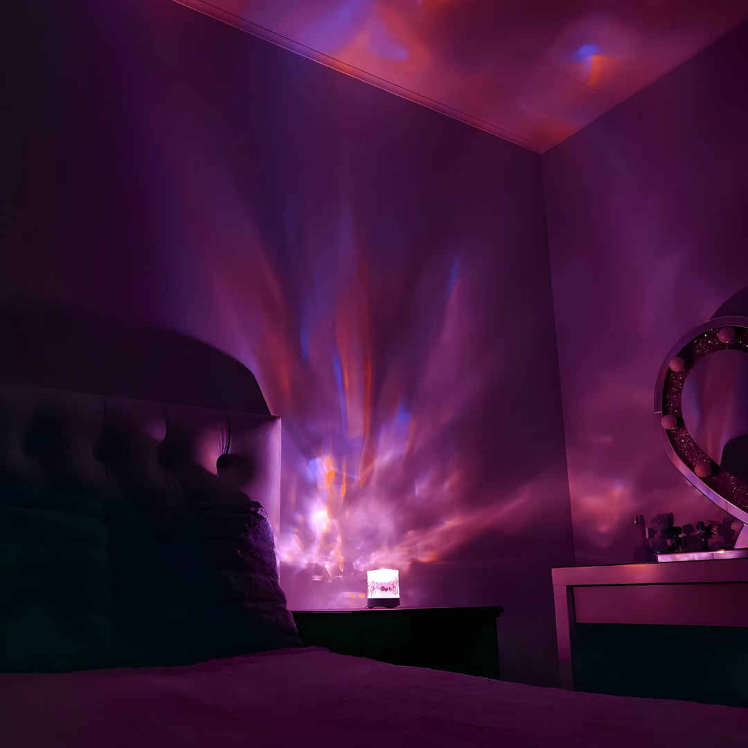 Meraldo™ AuroraLamp – Draadloze noorderlichtlamp
