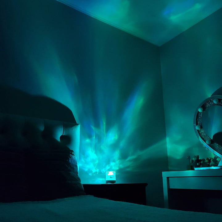Meraldo™ AuroraLamp – Draadloze noorderlichtlamp