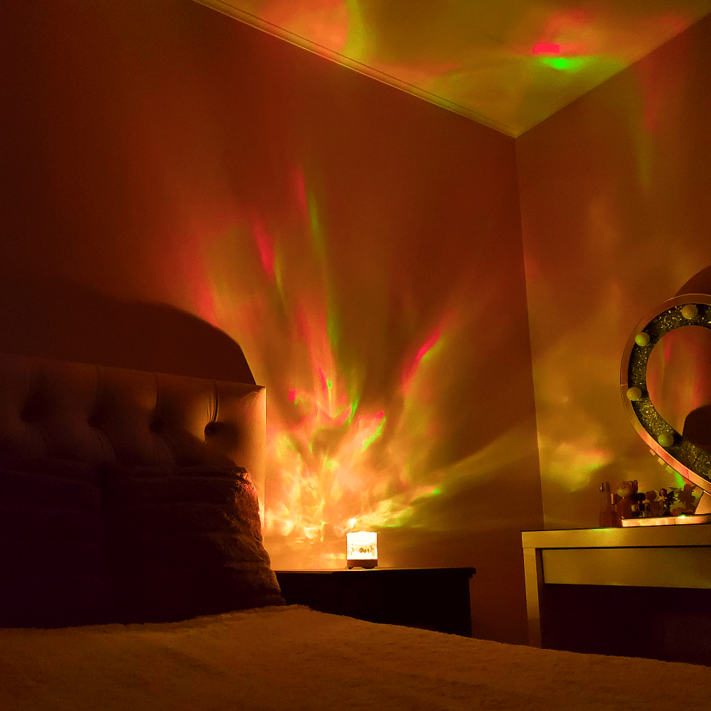 Meraldo™ AuroraLamp – Draadloze noorderlichtlamp