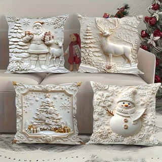 Meraldo™ NordCase – Kerstkussenslopen, set van 4