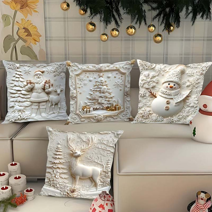 Meraldo™ NordCase – Kerstkussenslopen, set van 4