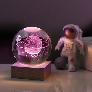Meraldo™ GlobeLight – 3D kristallen bol nachtlamp