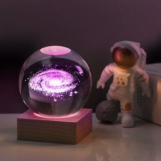 Meraldo™ GlobeLight – 3D kristallen bol nachtlamp